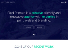 Tablet Screenshot of pixelprimate.com